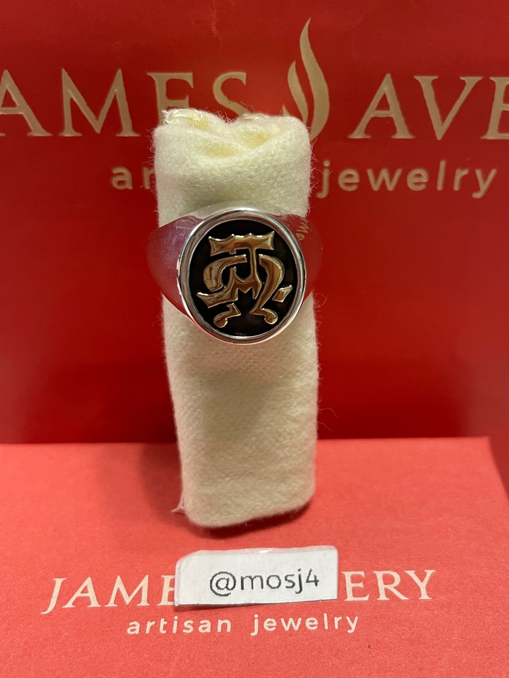 James Avery Alpha and Omega Ring
